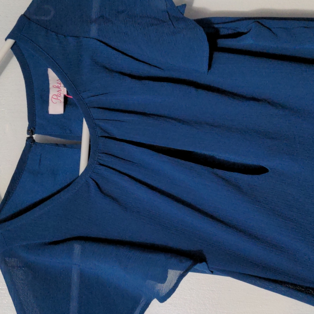 NEW Parker Beautiful blue dress - Picture 3 of 6